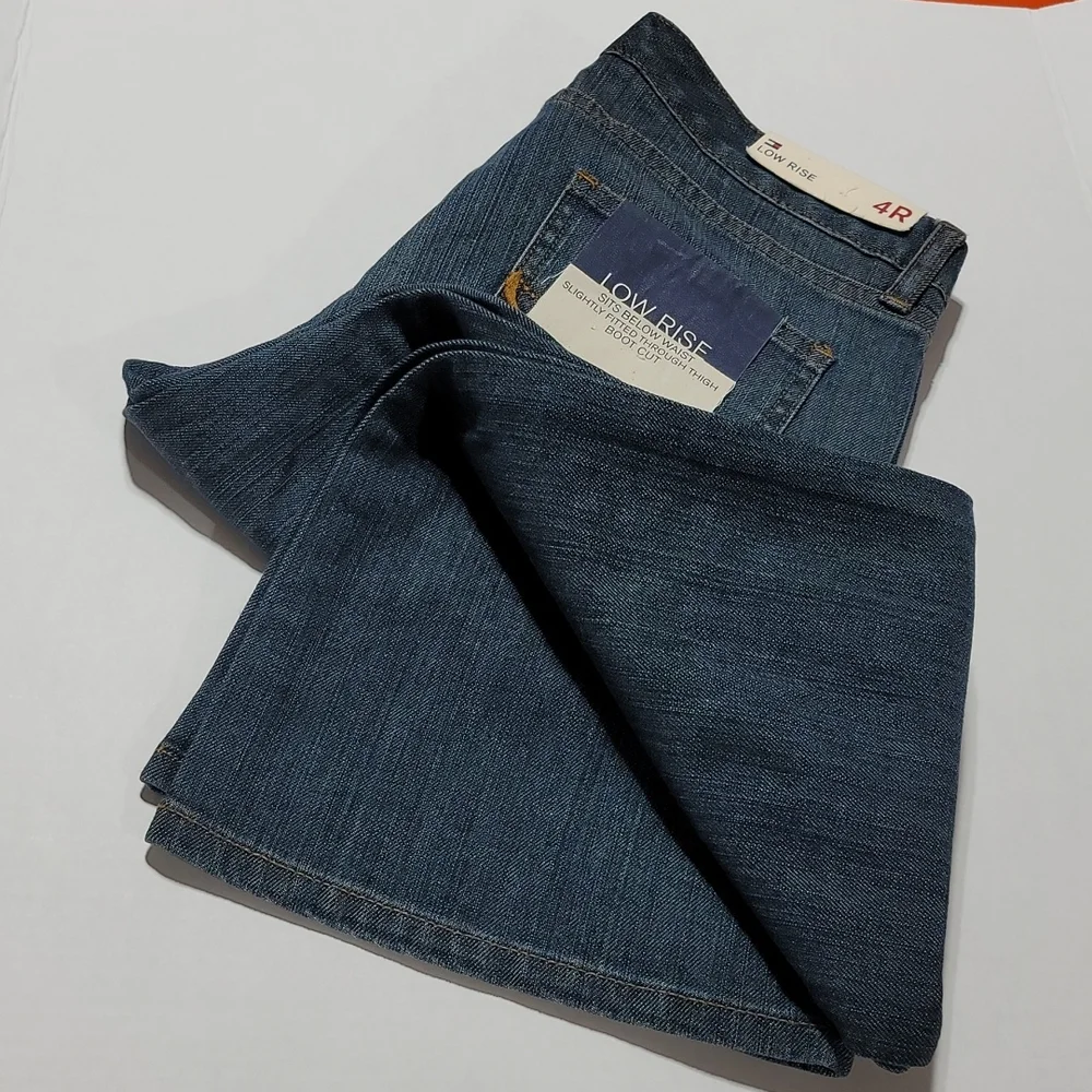 Vintage Rare Tommy Jeans Casual Retro Y2K Streetwear Low Rise Boot Cut Denim 4R - Picture 1 of 12